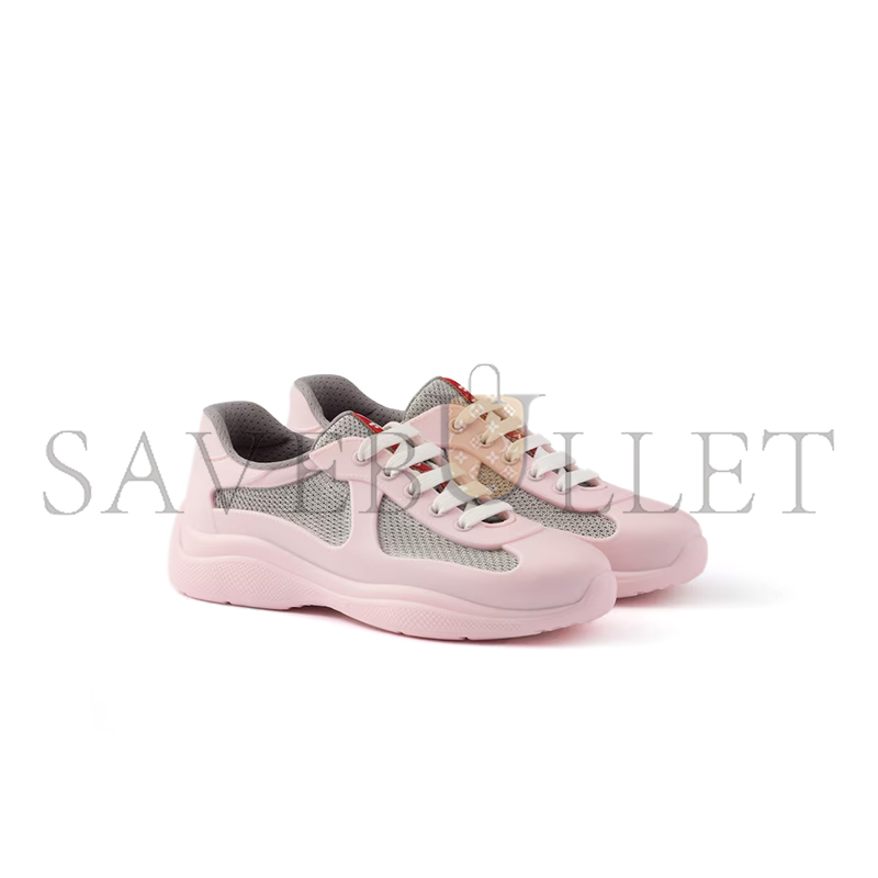 PRADA AMERICA'S CUP SOFT RUBBER AND BIKE FABRIC SNEAKERS 3E6500